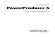 CyberLink PowerProducer 5download.cyberlink.com/ftpdload/user_guide/power... · Sie können eine neue CyberLink PowerProducer-Projektdatei erstellen oder bestehende Dateien öffnen
