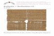 Bulletin • Bollettino 92 - SAV/ASPC/ASFC · 2018. 10. 19. · Die Papyri wurden vom österreichischen Teppichhändler Theodor Graf ange-kauft, der sie wiederum an die Wiener Sammlung