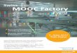 Swiss MOOC Factory Event - Crealogix · 2018. 2. 13. · 14.05 Die MOOC-Vielfalt –Heterogenität auf allen Ebenen Ricarda T.D. Reimer, Pädagogische Hochschule FHNW MOOC - vom Online-Hype