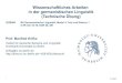 Wissenschaftliches Arbeiten in der germanistischen ...amor.cms.hu-berlin.de/~h2816i3x/Publications/Krifka...Wissenschaftliches Arbeiten in der germanistischen Linguistik (Technische