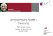 Der systemische Ansatz + Steuerung · 2017. 7. 4. · Systemische Professionalität 2013 Seite 2 Zu diesem PDF… Die nachfolgenden Folien des Vortrags sind mit den dazugehörigen