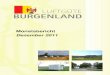 Monatsbericht Dezember 2011 - Burgenland 2014. 2. 3.آ  Monatsbericht Dezember 2011 1 Monatsbericht Dezember