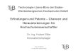 Dr.-Ing. Hubert Siller Innovationsmanager - KITPatente für Software n Unterscheidung zwischen nicht patentierbarer Software „als solcher“ und patentierbarer Software mit „technischen