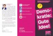 Eine Demokratie-Offensive des Thüringer Landtags€¦ · Demo- atie: e Idee! Eine Demokratie-Offensive des Thüringer Landtags 27.10.19 Liebe Bürgerinnen und Bürger, am 27. Oktober