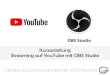 Kurzanleitung Streaming auf YouTube mit OBS Studio...1. Achtung YouTube zeichnet Ihre Livestreams automatisch auf. Wenn der Stream zwischenzeitlich „Öffentlich“ gestellt war,