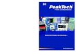 PeakTech - Interempresas · 2013. 7. 10. · PeakTech® 1230 6 u Digital Storage Oscilloscope with Logic Analyzer 200 MHz Digital-Speicheroszilloskop der neuesten Generation mit 16-Kanal-Logik-Analysator