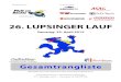 Rangliste 26. Lupsinger-Lauf · 2015. 7. 8. · Rangliste 26. Lupsinger-Lauf OK-Lupsinger-Lauf LaufmeetingPro Software by Jürg Schnidrig-Marti, Diegten Samstag, 25. April 2015 Seite