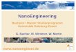 NanoEngineering Bachelor / Master Studienprogramm Universität … · 2017. 3. 1. · NanoEngineering Bachelor / Master Studienprogramm Universität Duisburg-Essen G. Bacher, M. Winterer,