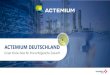 2019 Actemium Deutschland DE 16 9...VINCI Energies ist Marktführer in Frankreich, an der Spitze in Europa und weltweit präsent. Realisierung, Ausstattung und Betrieb von : Energie-,