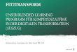 UNSER BLENDED LEARNING PROGRAMM FÜR ......VC/WEBEX, F2F & E-LEARNING 29.04.2019 Fit2Transform Blended learning Programm für Kompetenzaufbau in der digitalen Transformation (Auszug)