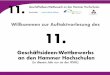 11. Geschäftsideen-Wettbewerb an den Hammer Hochschulen · 2020. 2. 20. · 11.Geschäftsideen-Wettbewerb an den Hammer Hochschulen Ausrichter: heinz-harling-stiftung Erfolgreiche