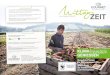 ZEIT - GOURMET BUSINESS · Essen am Arbeitsplatz, Oktober 2016 ZEIT WWF-Tipp: So werden Sie zum Klimaretter Gesunde Flüsse: Ihr Mittagessen hilft WWF UND GOURMET SETZEN SICH FÜR