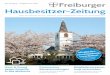 104. Jahrgang Ausgabe 04 | 2020 Freiburger Hausbesitzer ... · ob es eine kleine Wohlfühloase in der Großstadt oder der Vil-lengarten weiter draußen ist. Die Kunst besteht darin,
