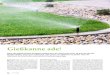 Garten & Haus · Der Vorteil von Sprinkleranlagen liegt darin, dass Sie diese so einstellen können, dass nach den tatsächlichen Gegebenheiten der Bewäs- serungsfläche bewässert