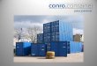 conro container GmbH · 2015. 3. 12. · Herstellung: 2006 • Ex-geschützte 400V Elektrik • ausfahrbare (im Boden integrierte) Reinigungsroste mit Stiefelwaschanlage • ausklappbares