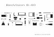 BeoVision 8-40...Vorsichtsmaßnahmen – Achten Sie darauf, dass das TV-Gerät den Anweisungen in dieser Anleitung „Erste Schritte“ entsprechend aufgestellt und angeschlossen wird