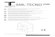 SML TECNO 2004 - AUTOMATELautomatel.fr/doc techn/SML TECNO istruzione.pdf · TECNO: Motoréducteur électromécanique irréversible pour portails d’un poids max. de 350 Kg. Alimentation