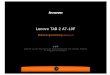 Lenovo TAB 2 A7-10F - CNET Content Solutions · 1-5 Navigations-Tipps 1-6 Startbildschirm 1-7 Statusleiste 1-8 Zuletzt verwendete Apps ... Display zu deaktivieren. Ihr Tablet geht