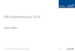 GWA Herbstmonitor 2014 · Gesamtverband Kommunikationsagenturen GWA Umsatzentwicklung gegenüber dem Vorjahr im Vergleich . 58 . 17 25 56 16 27 Umsatzsteigerung Gleicher Umsatz Umsatzrückgang