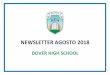 Newsletter agosto 2018 - DoverEsto puede ser mediante “lindos” mensajes o dibujos, prestándoles extra- atención y haciéndolo sentir extra-ordinario. Los alumnos esperan ansiosos
