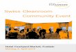 Swiss Cleanroom Community Event€¦ · Apéro & Networking an den Ausstellerständen 19:10 Ende der Veranstaltung 21:40 . 4 Referenten Roberto Fumagalli Business Development Pharma,