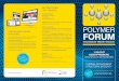 INFORMATIONEN UND HINWEISE - Polymer Forum€¦ · Besuchen Sie das Polymer Forum 2017 schon jetzt auf unserer Homepage unter der Adresse . Hier finden Sie alle wichtigen Informationen