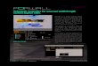 Videowall Controller for unusual width/length screen ...fortinge.com/wp-content/uploads/2017/10/forwall_2.pdf · Forwall is a server-prompt based system that provides high definition