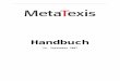 MetaTexis Manual · Web viewDie Unterschiede zwischen Word 2007 und den älteren Version werden in den nächsten beiden Kapiteln beschrieben. Word 2000/XP/2003 In Word 2000/XP/2003