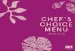 CHEF‘S CHOICE MENU… · 2019. 8. 29. · Erleben Sie mit unseren Chef’s Choice Menu eine kulinarische Reise durch die Highlights unseres gesamten Kai Sushi- Menüs. CHEF‘S