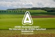 ADAMA Deutschland GmbH Ein Unternehmen der ADAMA ......Erfolgsbilanz eines starken, kontinuierlichen Absatz- und Gewinnwachstums Absatz Mrd.$ EBITDA Mrd.$ Umsatz nach Regionen Umsatz