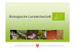 Bio Brosch de - Landesverwaltung1).pdf · Die Bio-Unternehmen werden in das Landesverzeichnis der ökologisch wirtschaftenden Unternehmen bei der Landesabteilung Landwirtschaft eingetragen,