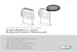 Installation and Adjustment Manual - Installation and Adjustment Manual M000090 / IN0410XXX DE Handbuch