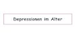 Störungen im Alter - PTK Bayern...2013/12/07  · Bedingungen depressiver Störungen im Alter 1. Zunahme belastender, aversiver Erfahrungen 2. Abnahme und Defizite an positiven Erfahrungen