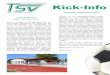 Kick-Info...Liebe Mitglieder, liebe Fußballfreunde, Kick-Info Ausgabe September 2020 nach 6 Monaten Punktspielpause startet am kommenden Wochenende die Saison für alle unsere Mannschaften