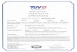 TÜV certificat | BioShake 3000 elm | BioShake 3000 elm DSV...Zeichen des Antragstellers Reference of Applicant CERTIFICATE Prüfbescheinigung Testing Certificate Registrier-Nr