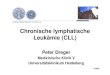 Chronische lymphatische Leukämie (CLL) · CLL: Therapeutisches Arsenal 2005 Wichtigste Vertreter. Leuk. Flud. FC FC-R Ansprechen 33% 66% 95% 95% Wirkdauer (J.) 1 2 4 >5 Überleben