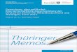 Thüringer Memos.apps.thueringen.de/de/publikationen/pic/pubdownload1458.pdf · Thüringer Memos. Thüringer Memos Herausgegeben vom Thüringer Ministerium für Wirtschaft, Arbeit