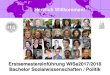 Herzlich Willkommen! · Vorsicht: Keine Wahlbewerbung In ihrem Wahlprogramm forderte die nordrhein-westfälische FDP in der Sekundarstufe I ein Schulfach „Politik, Wirtschaft, Recht“als