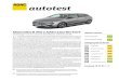 autotest - ADAC€¦ · Mercedes B 250 e AMG Line 8G-DCT Fünftüriger Van der unteren Mittelklasse (160 kW/218 PS) ie aktuelle B-Klasse bietet Pl atz, Komfort sowie Sicherheit und