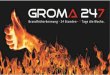 PowerPoint-Präsentation · GROM Brandfrüherkennung - 24 Stunden T age die Woche. Was macht GROML so einzigartig! Der USP von GROM 2'47 ist zuverlässig Brand von einem