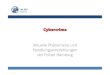 Cybercrime Aktuelle Phänomene und Handlungsempfehlungen ..._LKA_ZAC_HH_IT-Sicherheit_… · Cybercrime Aktuelle Phänomene und Handlungsempfehlungen der Polizei Hamburg. LKA 543