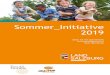 1 Sommer Initiative 2019 - AKZENTE · der Sommer_Initiative zu buchen. 7 Sommer_Initiative 2019 Angebote der Organisationen und Einrichtungen. 8 Lernen mit allen Sinne n Und gut vorbereitet