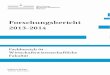Forschungsbericht 2013-2014€¦ · Forschungsbericht 2013-2014 4 » Fachbereich 04 - Wirtschaftswissenschaftliche Fakultät Kontakt Adresse: Universitätsstr. 14-16 48143 Münster