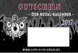 DER METAL-KALENDER - W W W. LIVE-LIFE-LOUD. DE der metal-kalender - w w w. live-life-loud. de . created