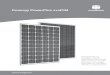 Conergy PowerPlus xxxP/M - Solfex energy systems€¦ · 3 Montage 6 Montageanleitung Conergy PowerPlus 3.3.4 Solarmodul anschließen Auf der Rückseite des Solarmoduls befindet sich