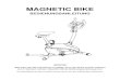 MAGNETIC BIKE - ks-cycling.com€¦ · MAGNETIC BIKE BEDIENUNGSANLEITUNG WICHTIG! Bitte lesen Sie alle Instruktionen sorgfältig, bevor Sie dieses Produkt aufbauen und in Gebrauch