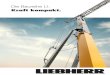 Die Baureihe L1. - Liebherr · Hakenhöhe 19,1 m 19,2 m Steilstellungen Hakenhöhe bei 10° 22,0 m 22,4 m Traglast a. d. Spitze bei 10° 950 kg 800 kg Hakenhöhe bei 20° 25,7 m 26,5