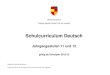 Schulcurriculum Deutsch - Home | Deutsche 2 Schulcurriculum Deutsch Klassenstufen 11 und 12 Themenfelder