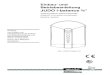 Einbau- und Betriebsanleitung - UNIDOMO€¦ · JUDO i-balance 9 Produktangaben 3. Produktangaben 3.1 Einsatzzweck Die vollautomatische Kalkschutzanlage ist für den Einsatz im kalten