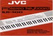 JVC KB-800 Anleitung · Für Orgel und Jazz-Orgel können Tremoloeffekte erzeugt werden. Die DIGITAL EFFECTOR-Effekte können auch für Stimme Oder Gitarre bei Verwendung der MIC